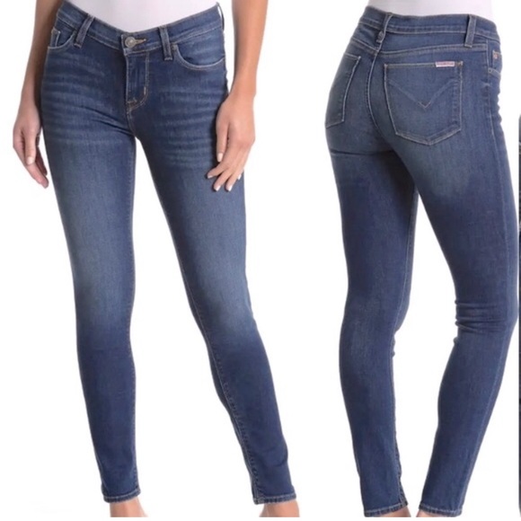 Hudson Nico Mid-rise Super Skinny Blue Jeans - 26 - Picture 1 of 9